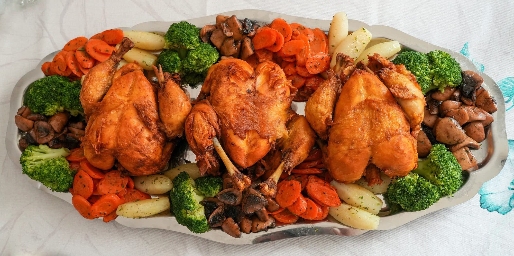 Chicken and vegetable tagine, the kind of Moroccan course a private chef can prepare at Riad Bab Atlas.